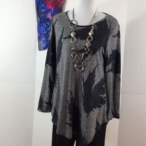 Clara Sun Woo b/w knit tunic S